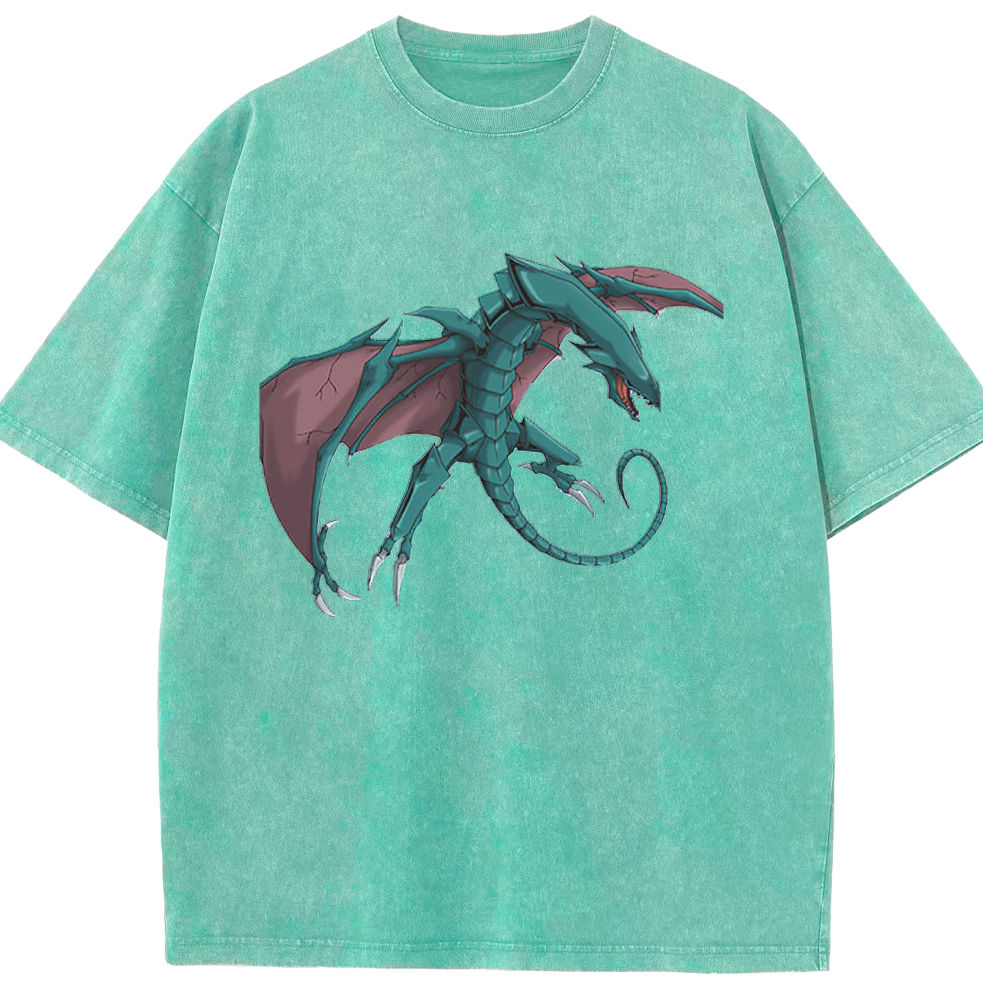 （画像用） 遊☆戯☆王 Yu-Gi-Oh! 綿100% ヴィンテージ風 半袖Tシャツ（フロントプリント）